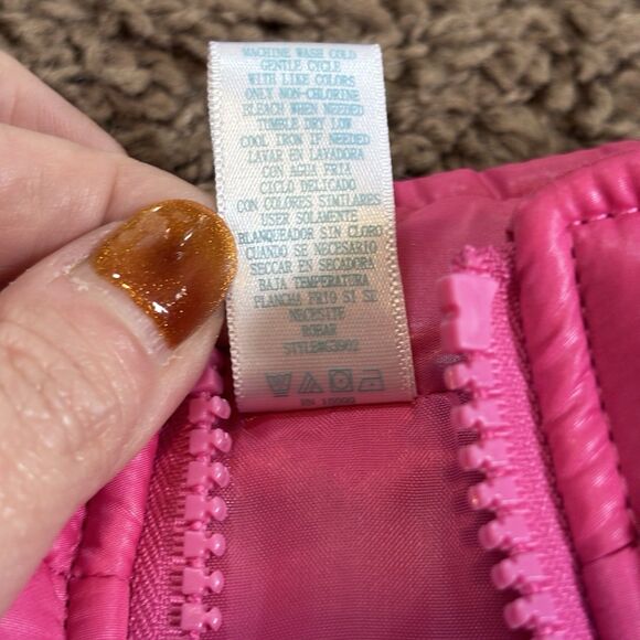 Kids Play Baby Girls Puffer Vest Jacket Full Zip Up Pink Ruffle accent 6-9 Month - Picture 8 of 10